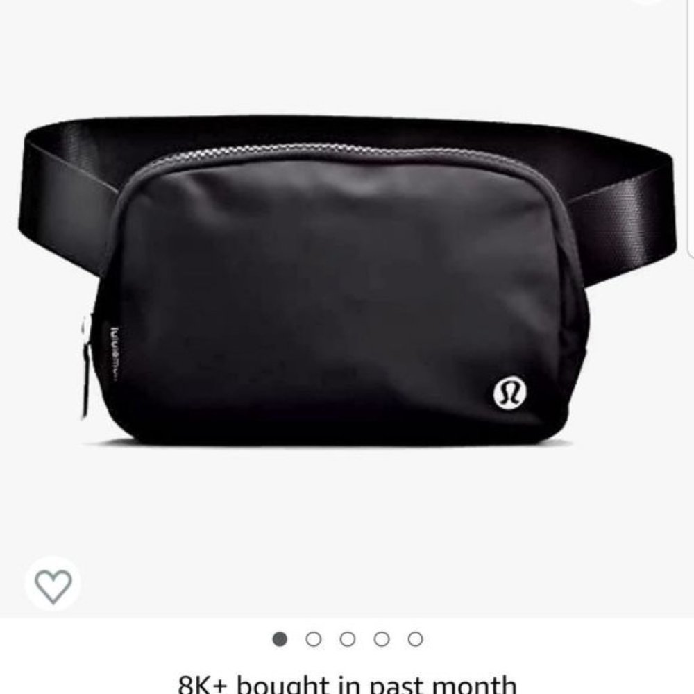 Lululemon Everywhere Belt Bag 1L Original Strap Black Nwt - Picture 13 of 14